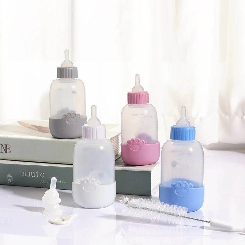 100ML Pet Bottle Set Pet Silicone Milk Bottle Dog and Cat Feeding Water dispenser Pet Supplies